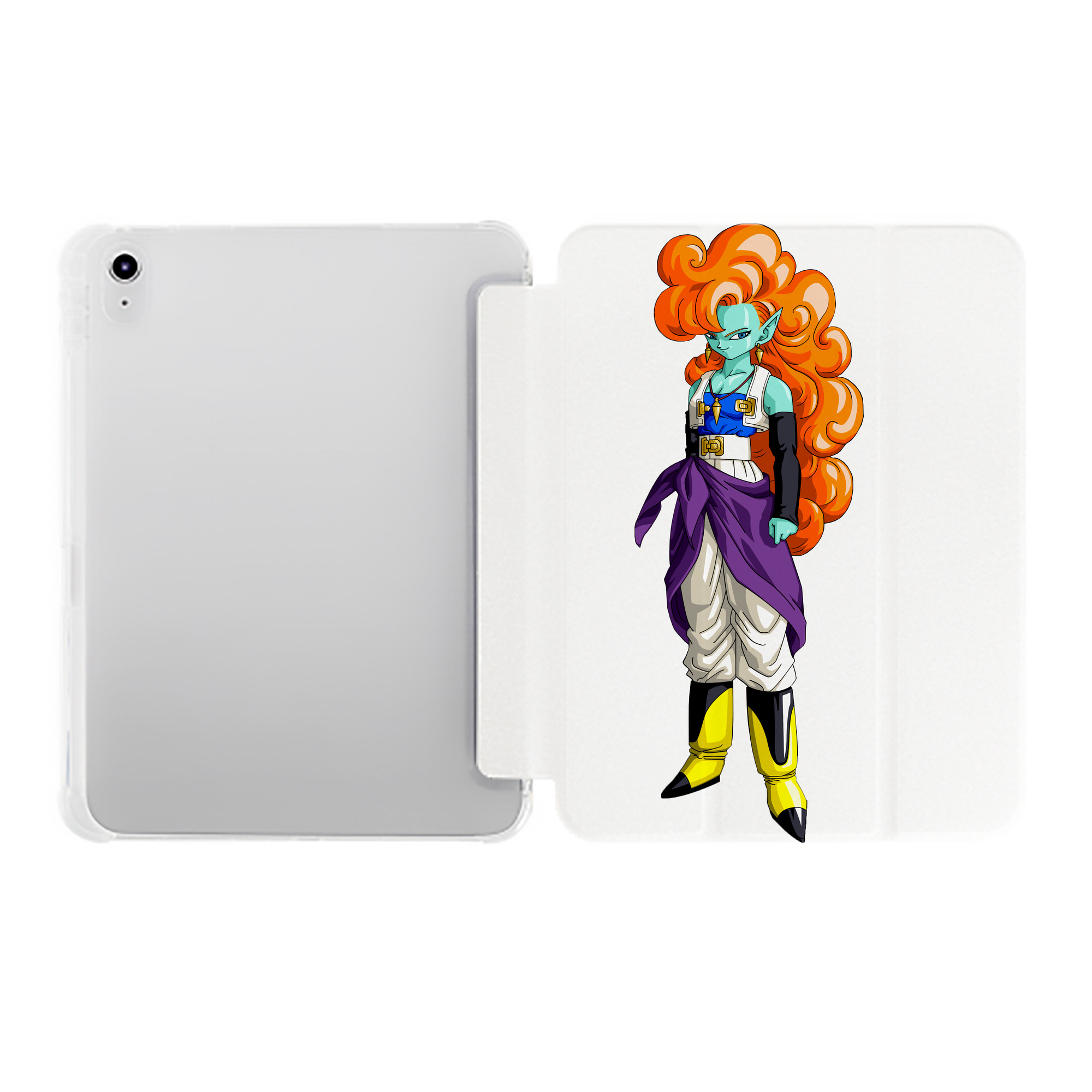 （画像用） ドラゴンボール DRAGON BALL IPad ケース ペン収納付き 三つ折りスタンド PUレザー×シリコン 対応機種9.5/10.5/10.9インチ